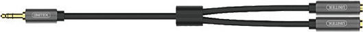 Unitek Converter 3.5mm male to 3.5mm 2x female 1pcs Y-C956ABK