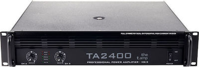 The T.Amp TA 2400 MK-X PA Power Amplifier 2 Channels 1200W/4Ω 760W/8Ω Black