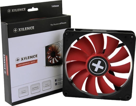 Xilence XF050 Case Fan 140mm 900rpm 41.37cfm Without LED Lighting And 3-Pin Connection