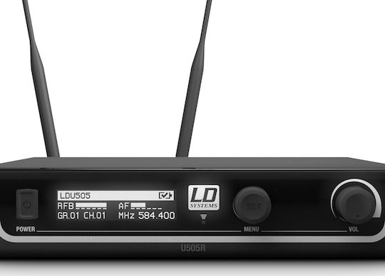 LD Systems U505 HHD (584 - 608MHz) Σετ Ασύρματο Δυναμικό Μικρόφωνο Χειρός για Φωνητικά