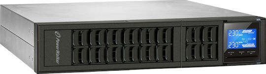 Powerwalker VFI 1000 CRS UPS On-Line 1000VA 800W with 3 IEC Power Plugs