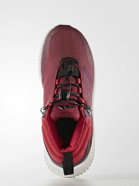Fortatrail Mid K Kids Sports Shoes with Laces Burgundy