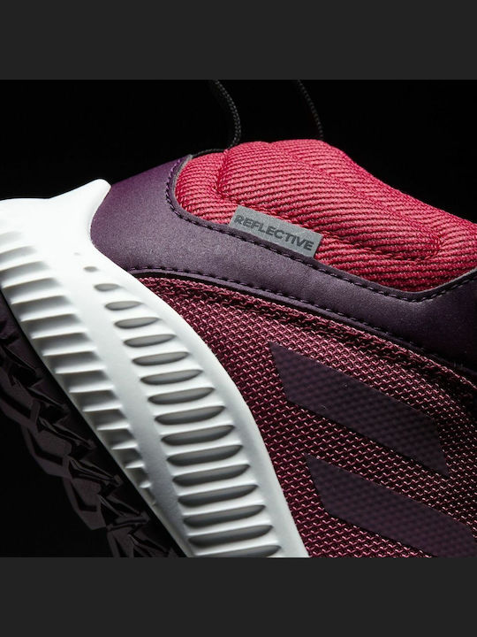 Fortatrail Mid K Kids Sports Shoes with Laces Burgundy