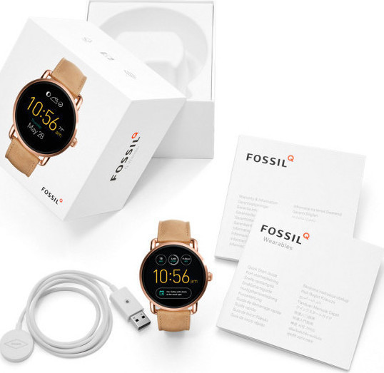 fossil q wander silver