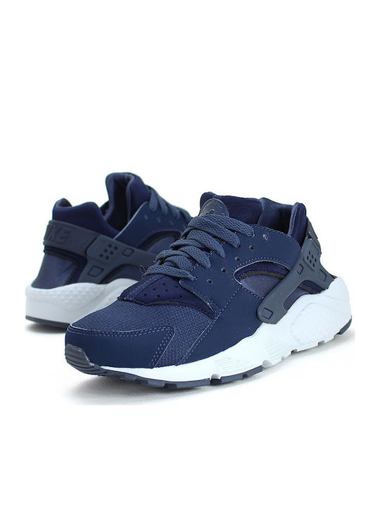 Huarache Run GS Incaltaminte Sport Copii Alergare Cu Șireturi Albastru Marin