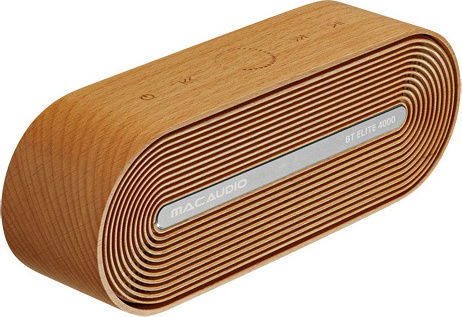 Mac Mah BT Elite 4000 Bluetooth-Lautsprecher 8W mit Akkulaufzeit bis zu 10 Stunden Braun