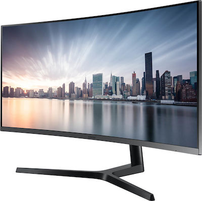 Samsung C34H890 Ultrawide VA Curbat Monitor 34" QHD 3440x1440 cu Timp de Răspuns 4ms GTG