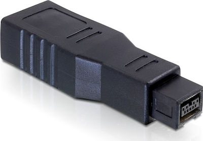 DeLock 9 Pin Konverter Firewire männlich zu Firewire weiblich Schwarz