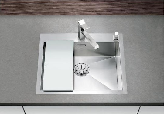 Blanco Zerox 550-IF/A PushControl Drop-In Inox Satin Finish 61x51cm Silver Blanco Zerox 550-IF/A PushControl Drop-In Inox Satin Finish 61x51cm Silver
