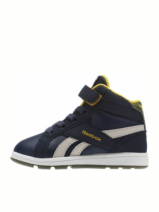 Comp Kinder Sneakers Hoch mit Klettverschluss Blau