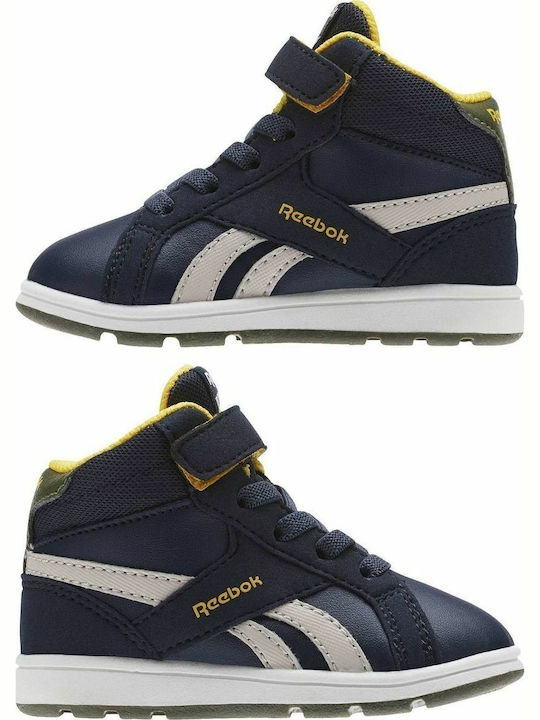 Comp Kinder Sneakers Hoch mit Klettverschluss Blau