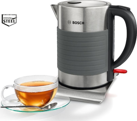 Bosch Βραστήρας 1.7lt 2200W Ασημί