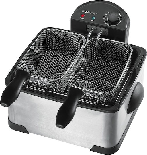 Clatronic FR 3195 Deep Fryer 4lt Silver