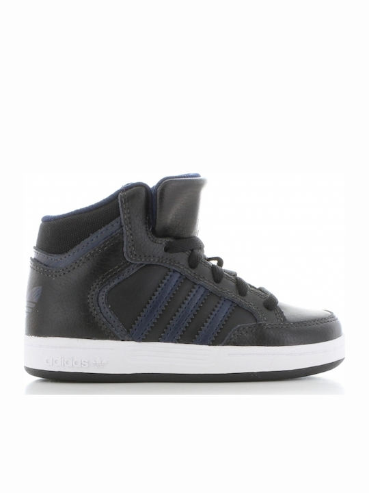 Varial Mid I Αθλητικά Παιδικά Παπούτσια Μπάσκετ με Κορδόνια Μαύρα