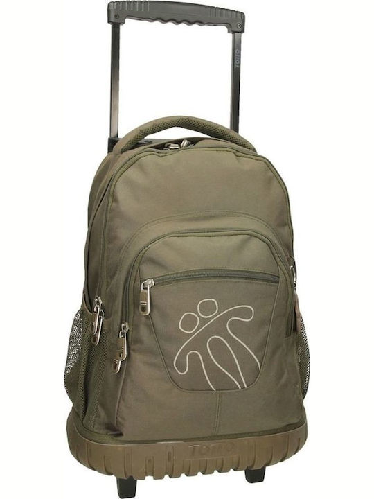 Totto Morral Renglon School Bag Trolley Elementary, Elementary in Khaki color