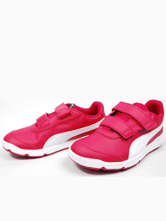 Puma Παιδικό Sneaker Stepfleex με Σκρατς για Κορίτσι Φούξια