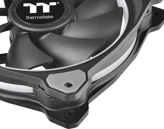 Thermaltake Riing Plus 14 Radiator Fan TT Premium Case Fan 140mm (1400rpm / 63.19cfm) με RGB Φωτισμό και Σύνδεση 4-Pin Molex 3τμχ