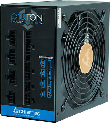 Chieftec Proton 1000W Μαύρο Τροφοδοτικό Υπολογιστή Full Modular 80 Plus Bronze