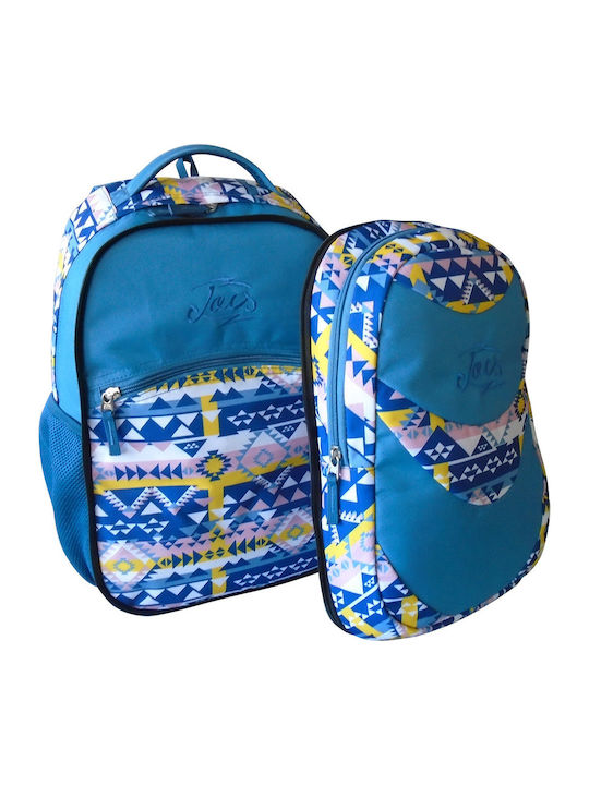 Paxos Ethnic Lois Abnehmbar 2 in 1 Schulranzen Rucksack Junior High-High School Mehrfarbig