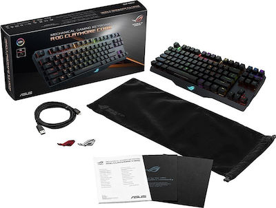 Asus ROG Claymore Core Gaming Πληκτρολόγιο Tenkeyless με Cherry MX Brown διακόπτες και Φωτιζόμενα πλήκτρα