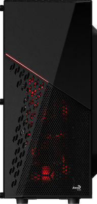 Aerocool Cyberx Advance Gaming Midi-Turm Computergehäuse Schwarz