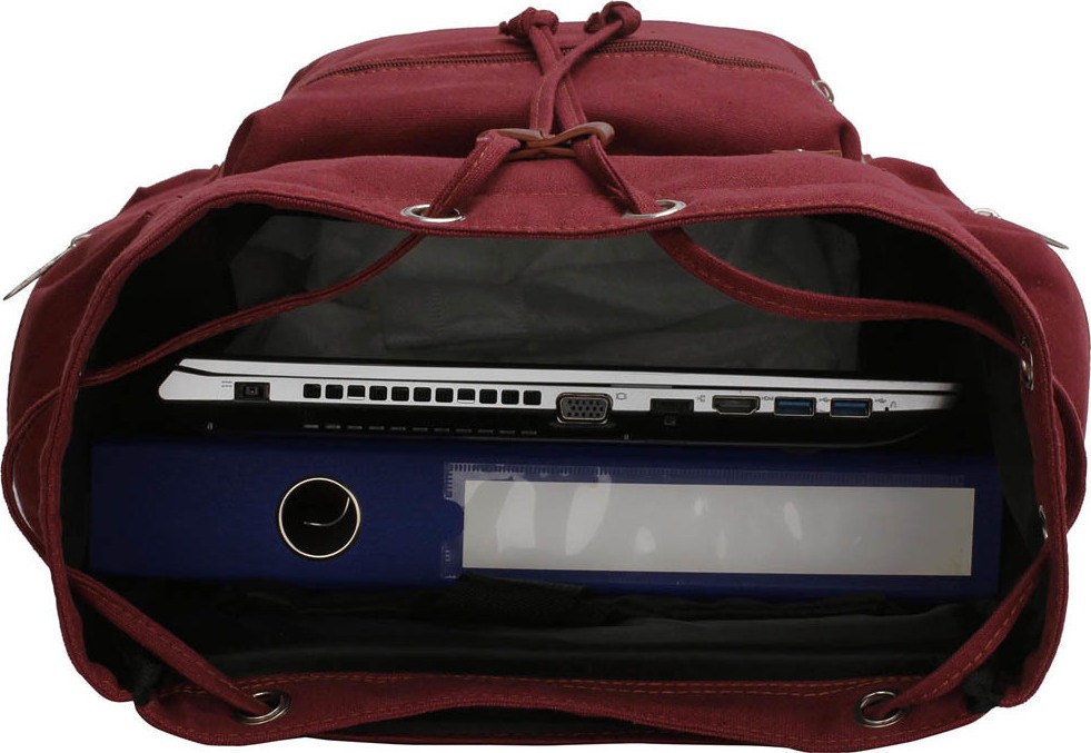 LS Bags Burgundy Backpack Rucksack LS00443 Skroutz.gr