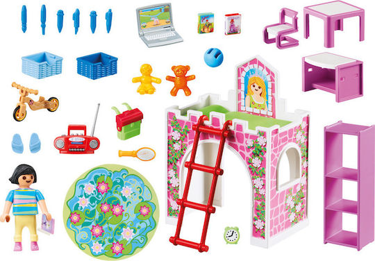 Playmobil City Life – Chambre D’enfant – 1 Personnage + Mobilier – Dès 4 Ans – Créativité