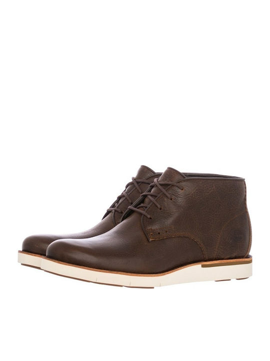 Timberland Preston Hills Chukka Piele Maro Ghete barbati Impermeabile