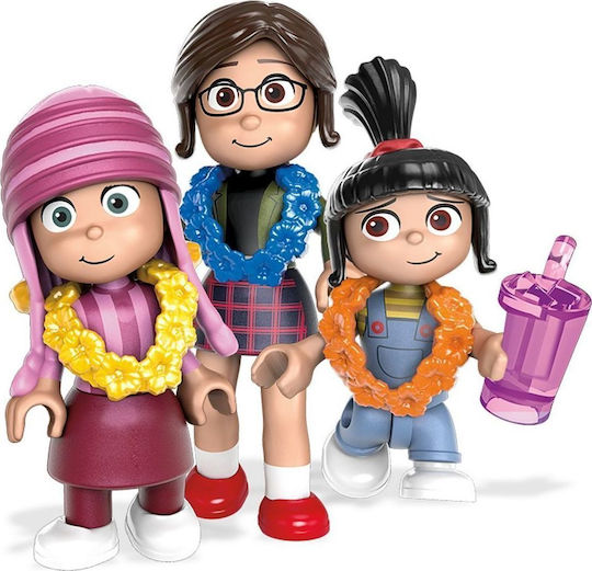 Mattel Building Blocks Mega Construx Despicable Me Family Luau Party For 5+ Years 123 Pieces