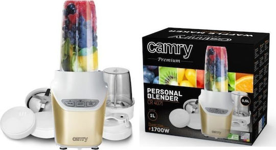 Camry Blender Cu Cană Din Plastic 1 L 1700W Auriu CR 4071