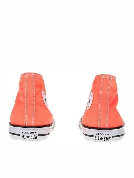 Chuck Taylor All Star All Star Παιδικά Sneakers High Πορτοκαλί
