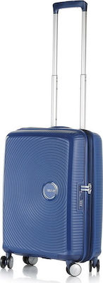 American Tourister Soundbox Spinner Βαλίτσα Καμπίνας με ύψος 55cm σε Μπλε χρώμα