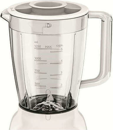 Philips HR2106/00 Μπλέντερ για Smoothies με Γυάλινη Κανάτα 1.5lt 400W Λευκό