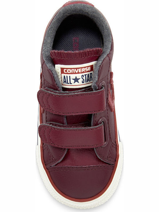 Chuck Taylor All Star Star Player Детски Маратонки с Велкро Бордо