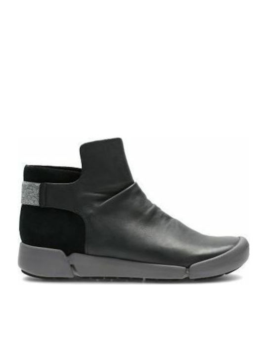 Clarks Tri Pearl Piele Ghete dama Negru