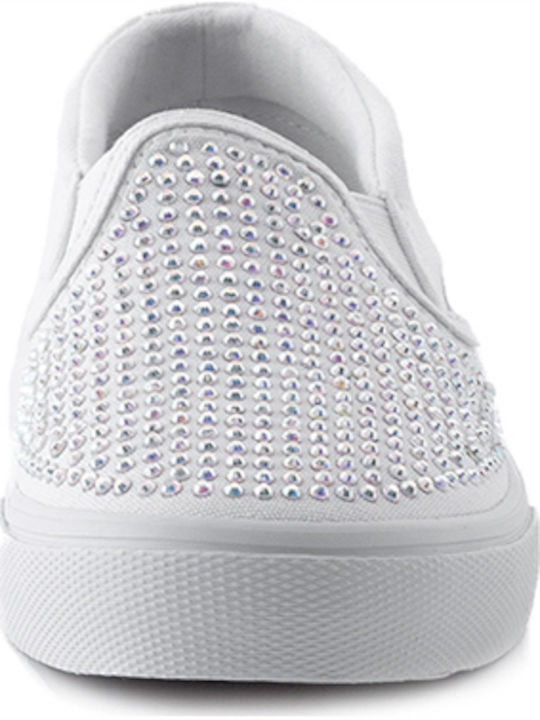 Παιδικές Εσπαντρίγιες Slip-On Λευκές