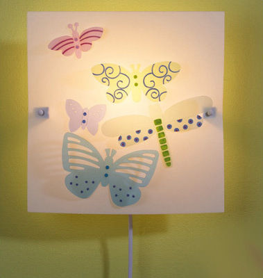 Haba Plastic Kids Wall Light Butterflies