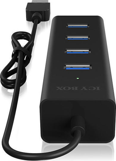 Icy Box USB 3.0 4 Port Hub with USB-A Connection