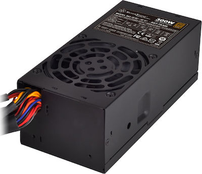 Silverstone TX300 300W Schwarz Computer-Netzteil Voll verkabelt 80 Plus Bronze