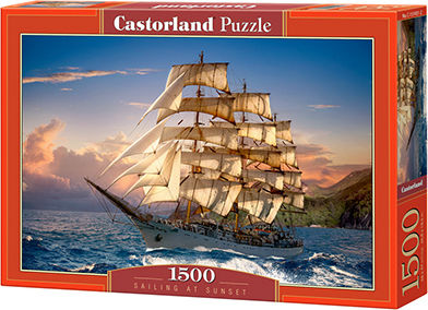 Puzzle Sailing at Sunset 2D 1500 Κομμάτια