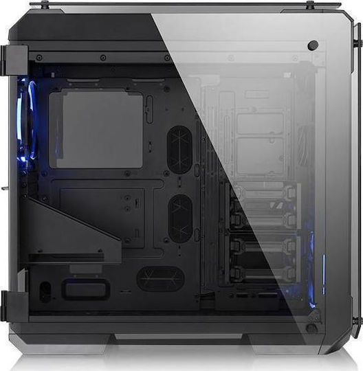Thermaltake View 71 Tempered Glass Gaming Voller Turm Computergehäuse mit Seitenfenster Schwarz