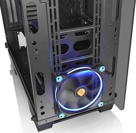 Thermaltake View 71 Tempered Glass Gaming Voller Turm Computergehäuse mit Seitenfenster Schwarz