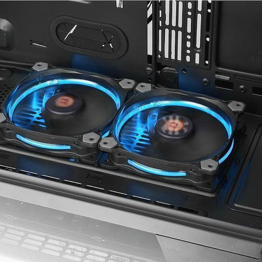 Thermaltake View 71 Tempered Glass Gaming Voller Turm Computergehäuse mit Seitenfenster Schwarz