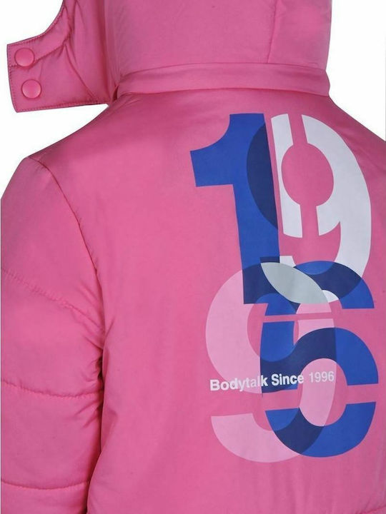 Geci pentru copii Sport Scurt cu glugă Fuchsia