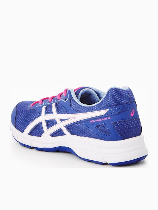 Gel Galaxy 9 Αθλητικά Παιδικά Παπούτσια Running με Κορδόνια Μπλε