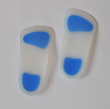 2S Paramedical 3/4 Feet Anatomic Insoles from Silicone 2 Pieces