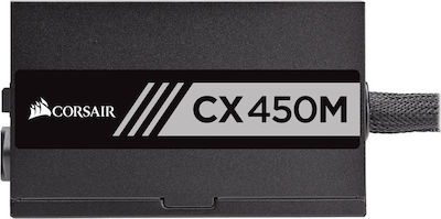 Corsair CX Series CX450M 450W Τροφοδοτικό Υπολογιστή Semi Modular 80 Plus Bronze