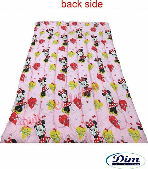 Dimcol Kids Duvet Double Sided Single Minnie 031 160x250cm