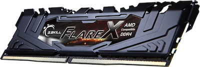 G.Skill Flare X 32GB DDR4 RAM with 4 Modules (4x8GB) and 3200 Speed for Desktop