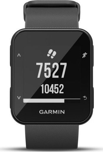 Garmin Forerunner 30 41mm Αδιάβροχο Smartwatch με Παλμογράφο (Slate Grey)